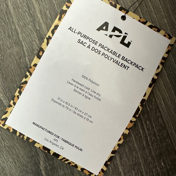 APL ALL-PURPOSE PACKABLE Backpack - Picture 4 of 4